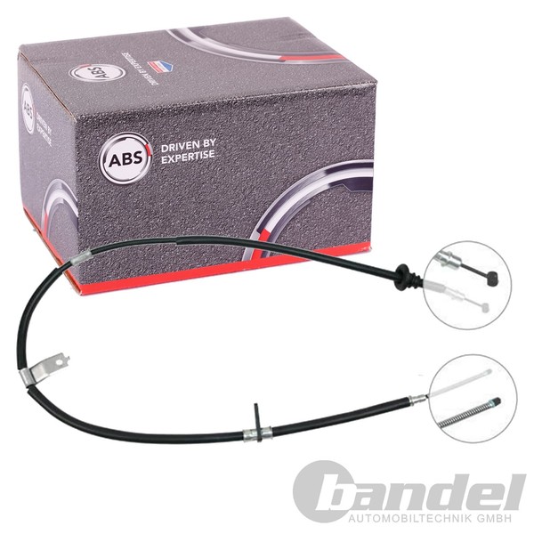 A.B.S. Handbremsseil Seilzug 1485Mm Hinten Rechts Passend FüR Hyundai Accent PON-image
