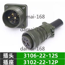 for Aviation plug servo connector 5pin MS3106A22-12S MS3102A22-12P
