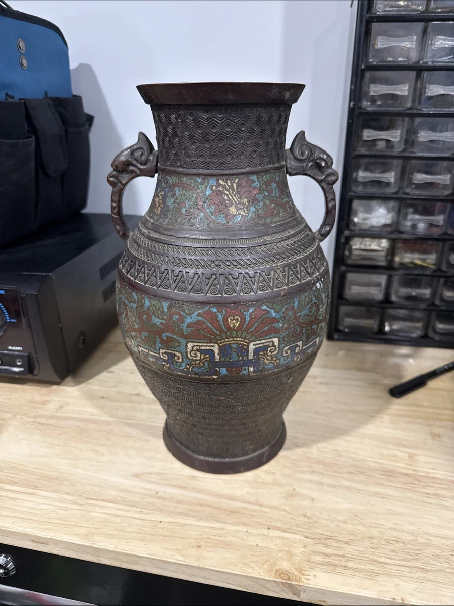 多色中国风青铜花瓶| eBay