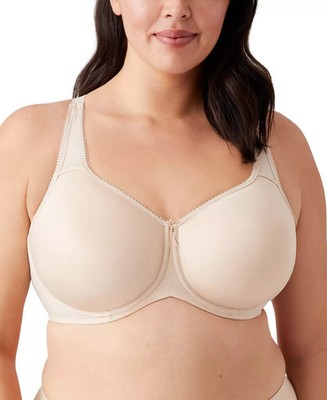 Wacoal Basic Beauty Underwire T-Shirt Bra 853192 Sand 46DD NWOT