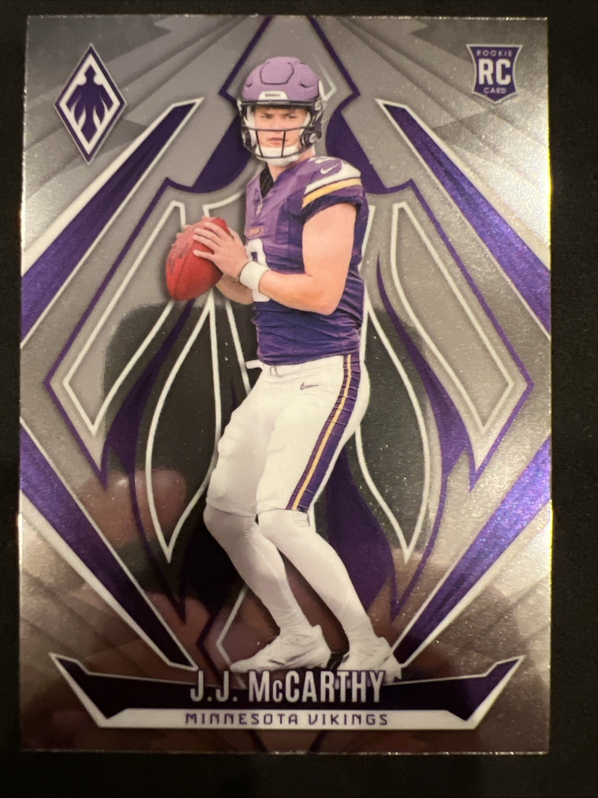 2024 Panini Phoenix - Rookies J.J. McCarthy #185 Silver (RC)