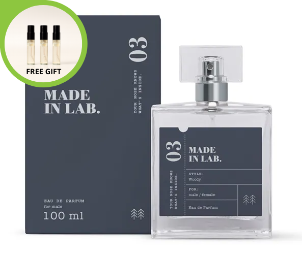 Made in Lab 03 Eau de Parfum 100ml EDP For Men Woody Spicy Long Lasting