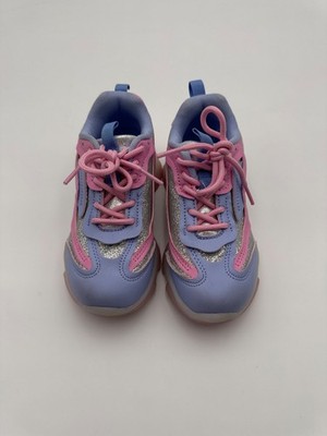 Dream Pairs Girls Sneakers Sz Toddler Purple Pink Glitter Shoes NEW