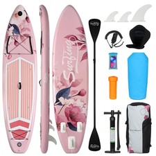 YUSING Inflatable Paddle Board with Seat, 11' x 33'' x 6" SUP, Extra Wide Pad...