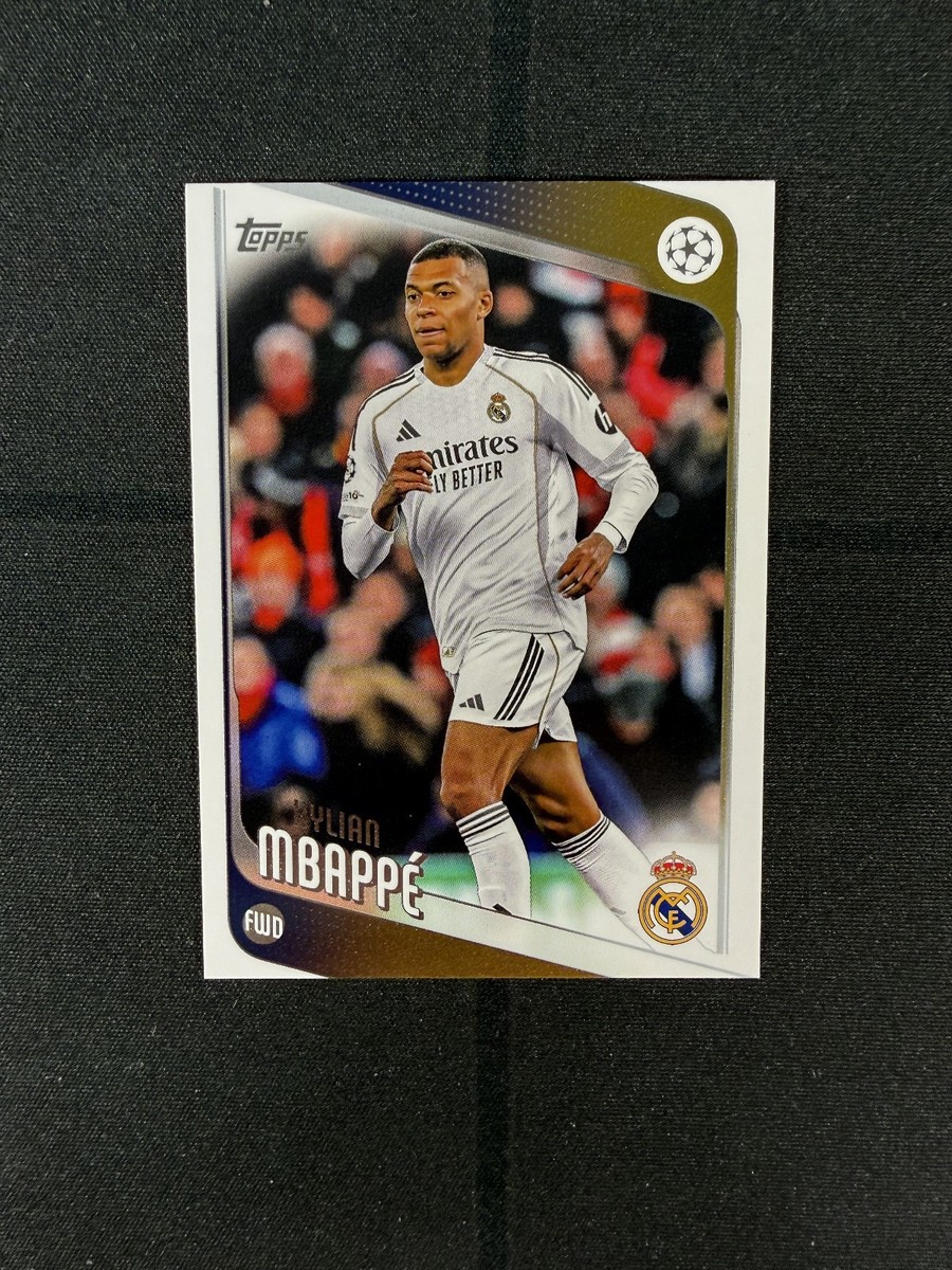 2026 Topps UEFA Club Competitions Kylian Mbappe #112 Real Madrid