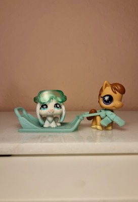 Figurine Littlest Pet Shop LPS Chihuahua #1 – Tan Et Crème – Rare – Hasbro