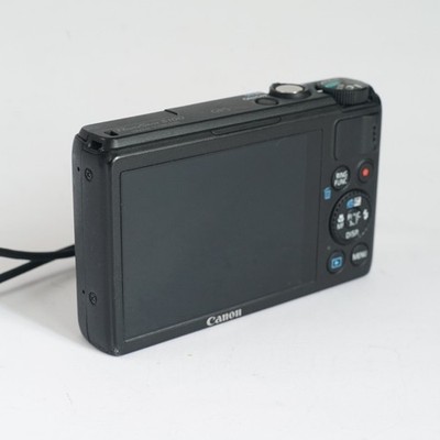 Canon PowerShot S100 Digital Camera Black 12.1 Megapixels 5x