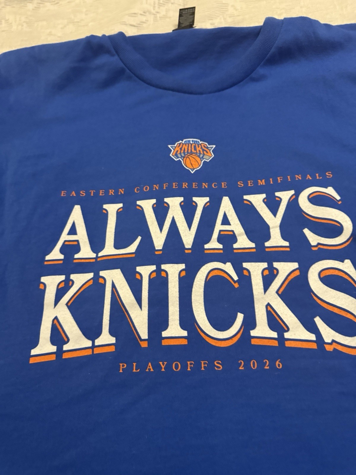 2026 New York Knicks Playoff Shirt SGA Round 2 XL Eastern Semifinals NEW UNWORN - image 2