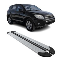 Seitenschweller Trittbretter Schweller FüR Toyota RAV4 2005-2011 Aluminium Grau