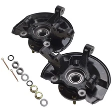 LH&RH Steering Knuckle & Wheel Bearing Hub Assembly Pair For 07-17 Jeep Patriot