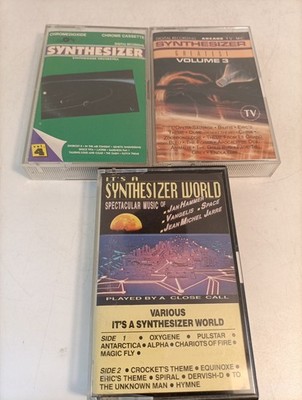 LOT 3x SYNTHESIZER Sammlung Arcade und Vol. 3 MC MUSIKKASSETTE