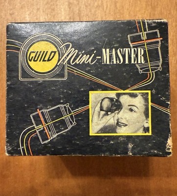 Vintage Guild Mini-Master Optical Viewer   Mid-Century Gadget w/ Original Box