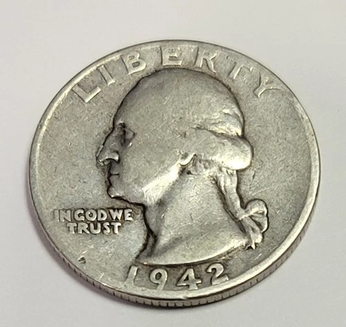 🔥1942 WASHINGTON QUARTER    * 32