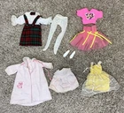 VTG Barbie Skipper Doll Fashion Lot Cool Tops Teen Time Flower Girl Dream READ