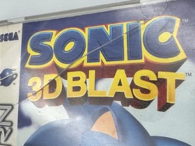 Sonic 3D Blast Authentic Sega Saturn Video Game w/ Manual - No Registration Card