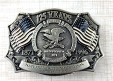 NRA National Riffle Association of America 125 Years Commemorative Belt Buckle
