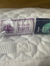 Griffin HiWither White Cotton Dressage Half Wool Saddle Pad LARGE