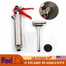 Caulking Cement Pump Gun Mortar Gun Cement Applicator Grout Concrete Tool Silver
