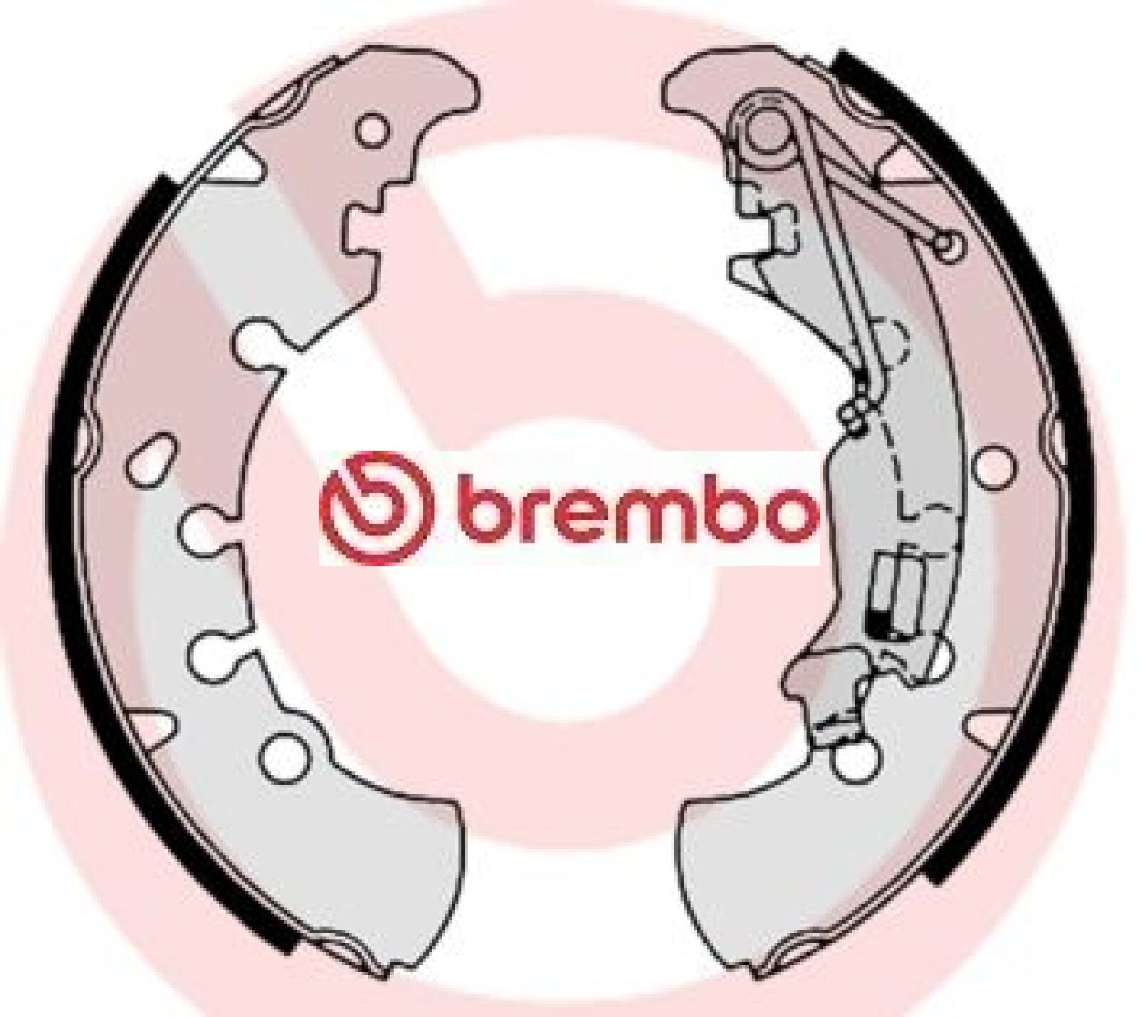 Brembo Bremsbackensatz [Hersteller-Nr. S23555] für Opel, Lancia, Fiat - Bild 2