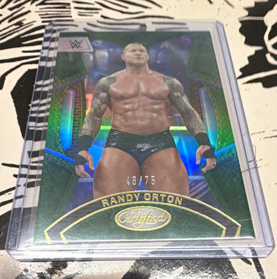 Panini 2023 Chronicles WWE Certified Randy Orton SmackDown Green /75 #220
