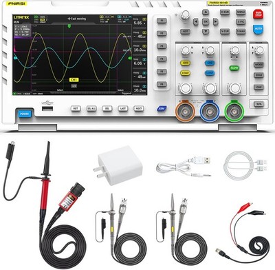 FNIRSI 1014D 7  LCD 2 Ch Signal Generator Digital Storage Oscilloscope 100MHz
