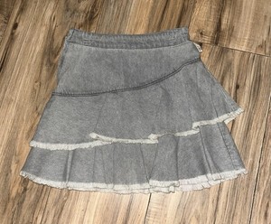 Disney Gray Denim Skirt Girls Size 4