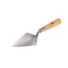 5 In. X 2-1/2 In. Pro Carbon Steel Brick Pointing Trowel - Wood Handle