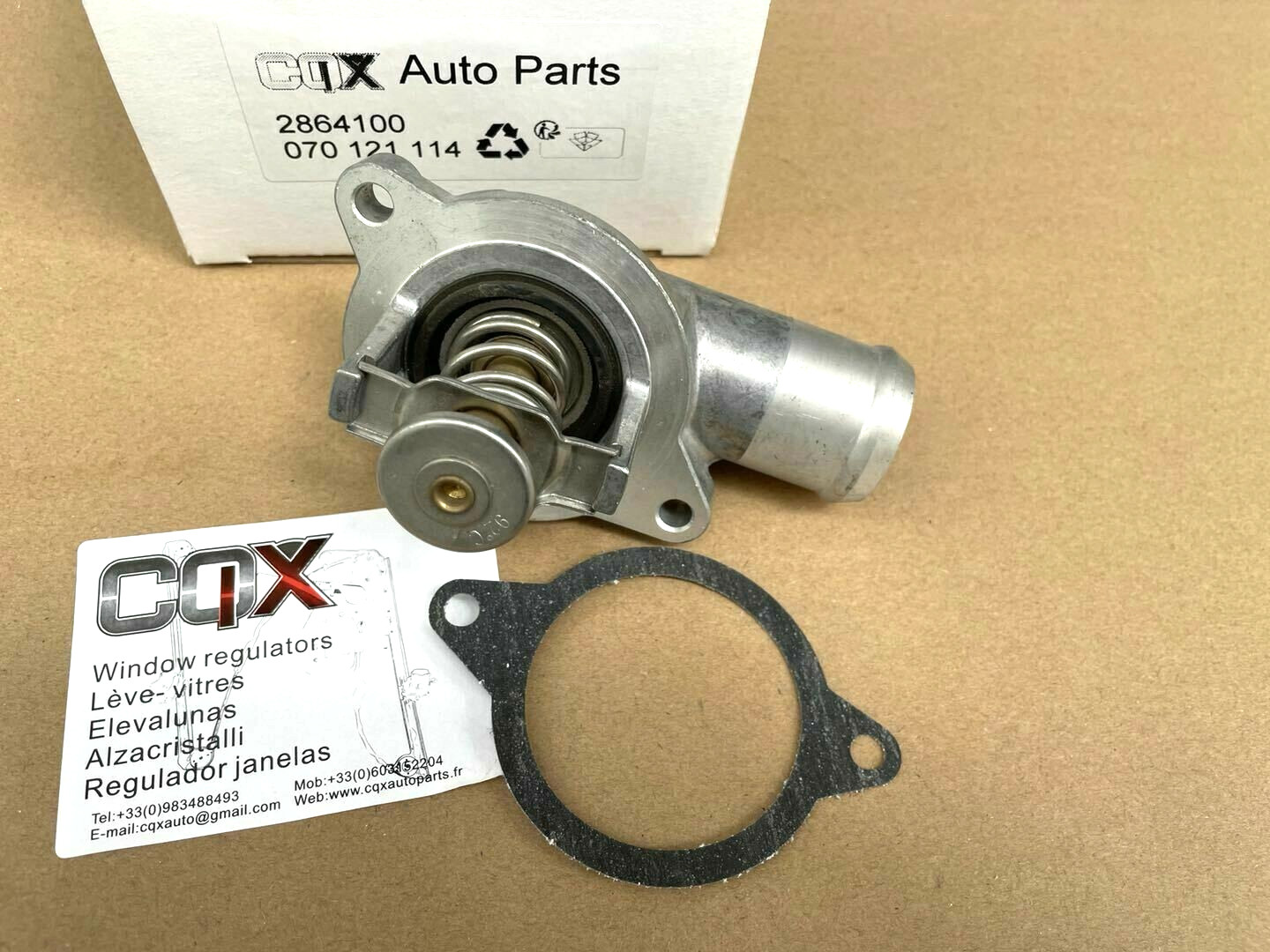 Boîtier thermostat avec joint pour Transporter T5 et Multivan 2.5 TDI 4motion