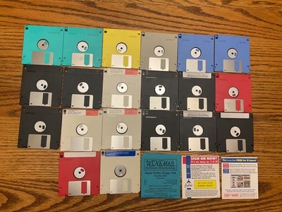 Lot of 20) Vintage Floppy Disk (UNTESTED) | eBay