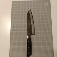 Seki Magoroku KAI Santoku Knife 165mm Stainless Steel Used Japanese Kitchen