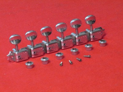 Vintage 1982 Peavey USA T-15 25 26 27 & 30 TRULOK (Kluson) Tuners w/ Ferrules