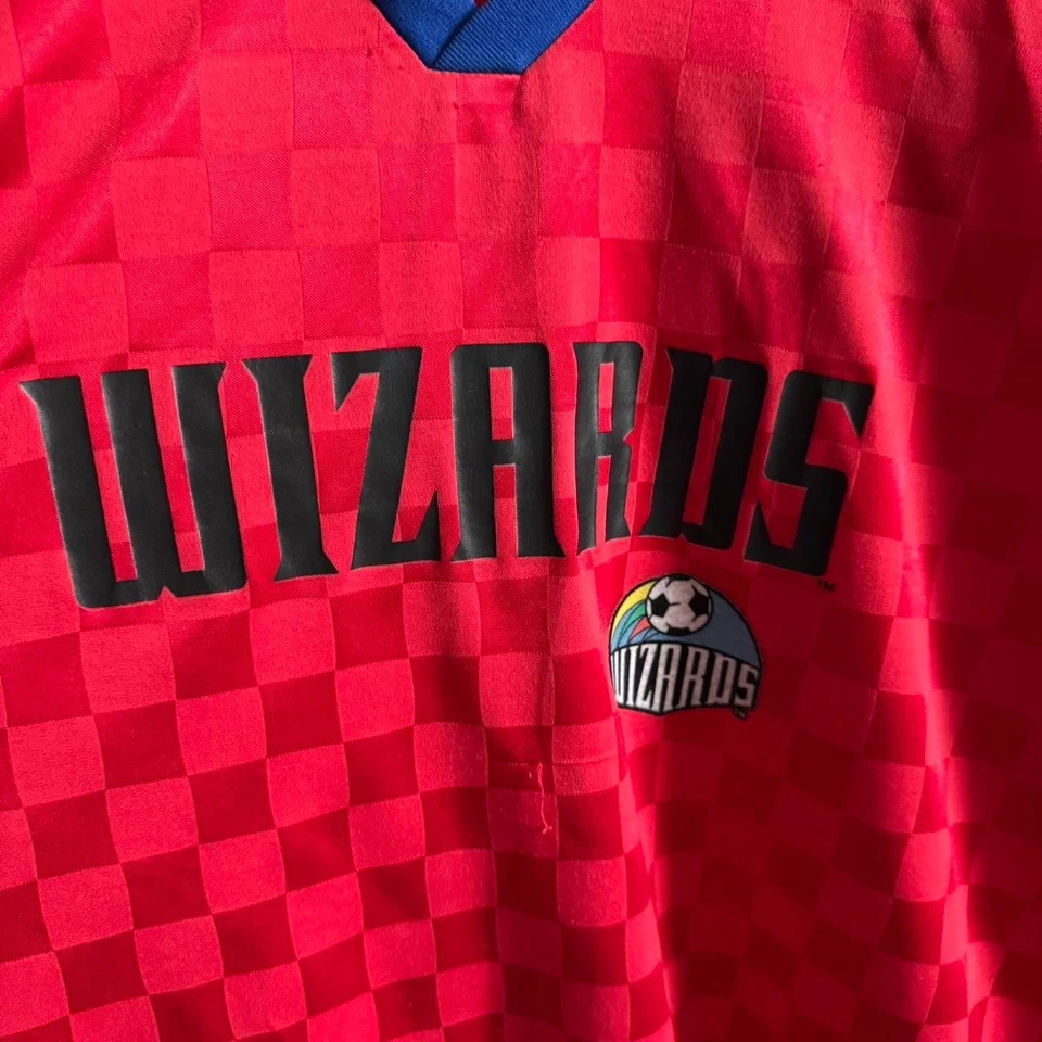 Kit de fútbol vintage de las Grandes Ligas Kansas City Wizards talla XL Foto 3 de 4