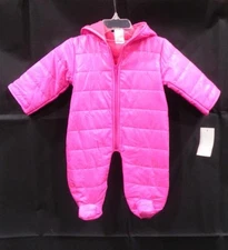 NWT-Infant Girl's Lightweight Snow Suit/Bunting from Coney Isle -Pink- 6/9 Mo.