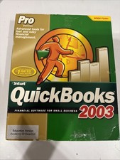 INTUIT QuickBooks Pro 2003 Financial Software Small Business Windows 98/2000/XP