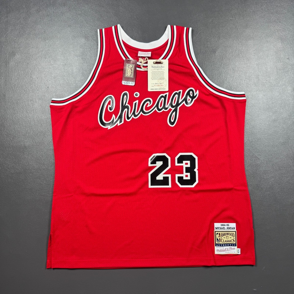 100% Authentic Michael Jordan Mitchell Ness 84 85 Bulls Jersey