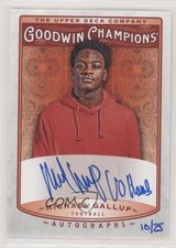 2019 Goodwin Champions Inscribed 10/25 Michael Gallup (Go Rams) #A-MG Auto 0z2