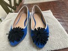 Lovely! Anthropologie  Pommed Ballet flats Size  9M BLUE/GREY — photo 2