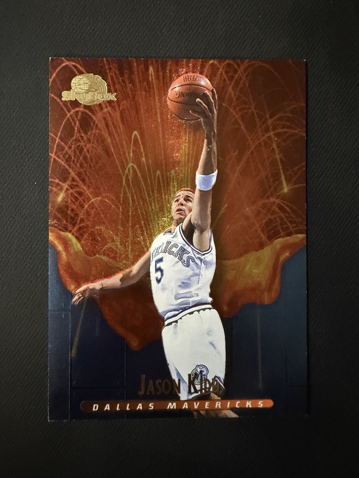 SkyBox 1995-96 Premium Jason Kidd #M3 Dallas Mavericks Meltdown Insert NBA