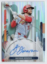 2025 Brendan Donovan Topps Finest Autograph #FA-BD St. Louis Cardinals