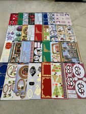 30 fogli fustellati NATALE Kanban misto A4 topper/decoupage, creazione carte (1)