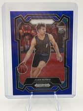 2024-25 Panini Prizm Draft Picks - Juan Nunez #36 Blue Wave Prizm /249 (RC)