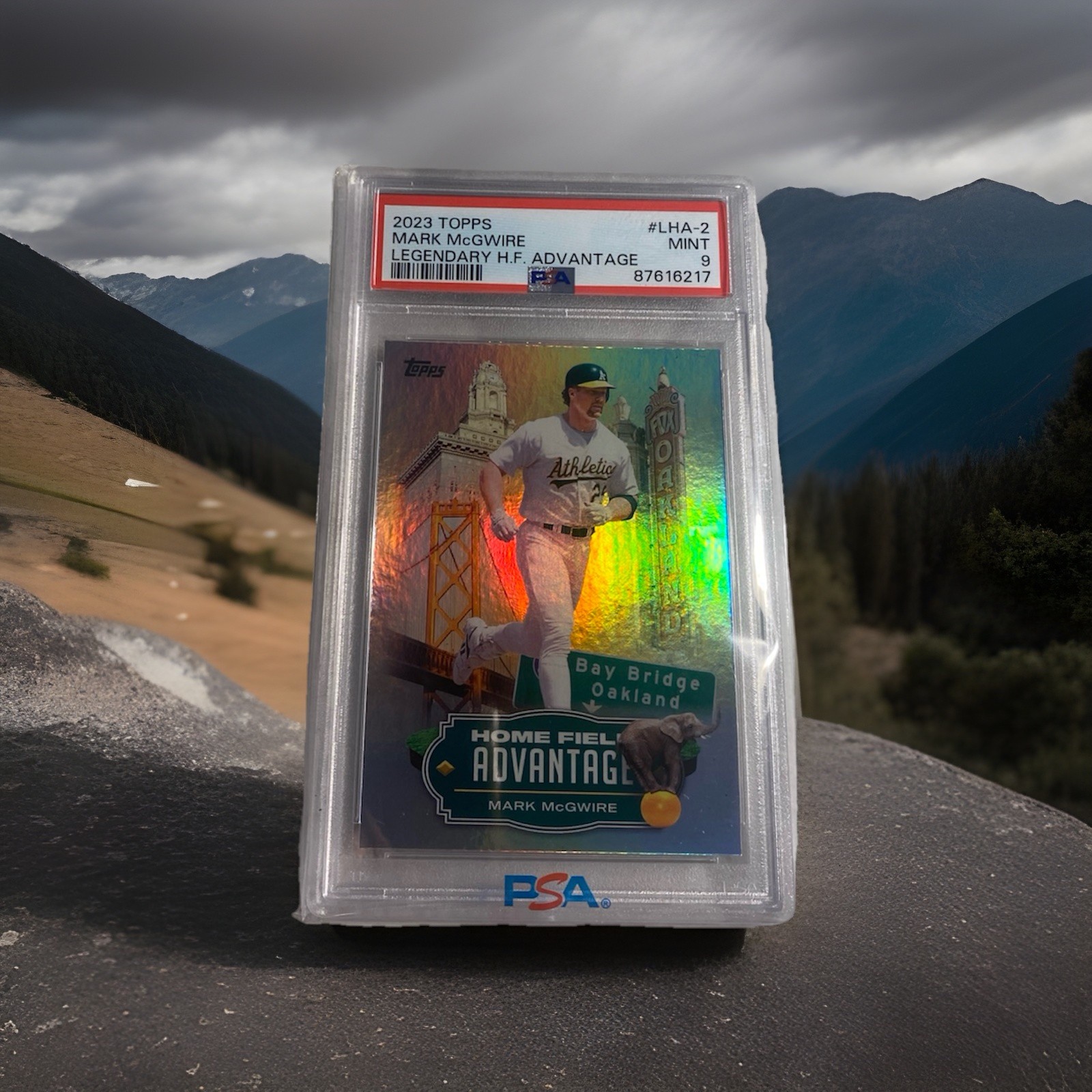 2023 Topps Mark McGwire #LHA-2 Legendary Home Field Advantage Graded PSA 9 Mint