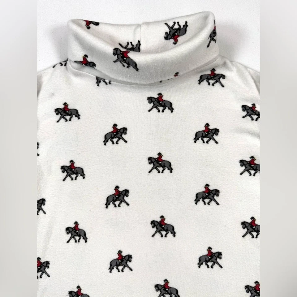 VINTAGE HARTSTRINGS Girls Equestrian Horse Rider Turtleneck 6 English Dressage - Image 2 of 4