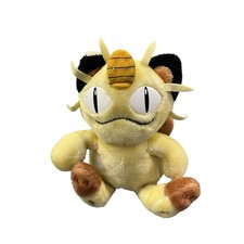 Vintage Pok mon MEOWTH Plush 9" Hasbro 1998 Nintendo Creature Game Freak