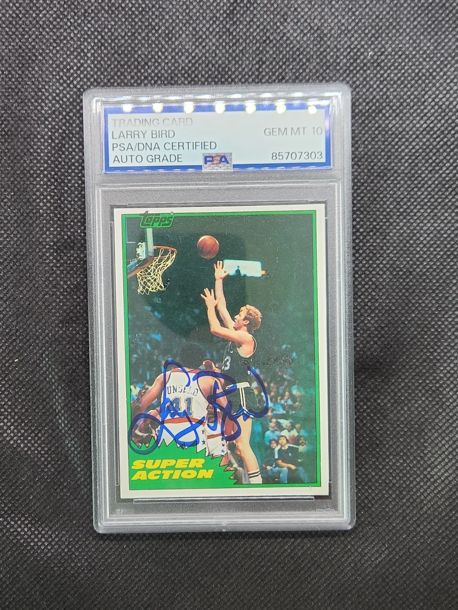 Topps Larry Bird 10 Graded Basketball Sports Trading Cards