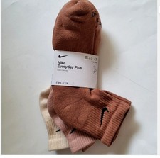 Nike Dri-Fit 3-pair Ankle socks everyday PLUS 3pk sport socks size L Multi Blue