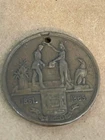 Civil War WV Honorable discharge medal I'd Asbury Wolf 6th WV infantry