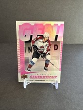 2023-24 UD TRILOGY GENERATIONS PINK #TG-11A Peter Forsberg AVALANCHE 2/25 EX/NM