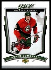 2007-08 Upper Deck MVP Derek Boogaard Minnesota Wild #296