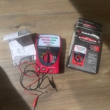 Vintage RadioShack 9-Range Analog Battery Tester On Box  Manual Works Nice READ